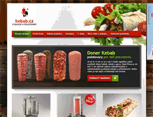Tablet Screenshot of kebab.cz